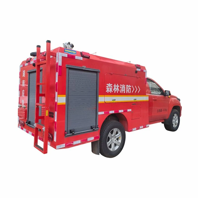 Remorcă mobilă cu pompă de alimentare cu apă pentru incendiu