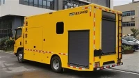 Camion cu pompă de drenaj pentru ameliorarea secetei