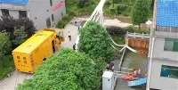 Camion cu pompă pentru inundații și scurgeri