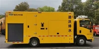 Camion cu pompa de scurgere a apei